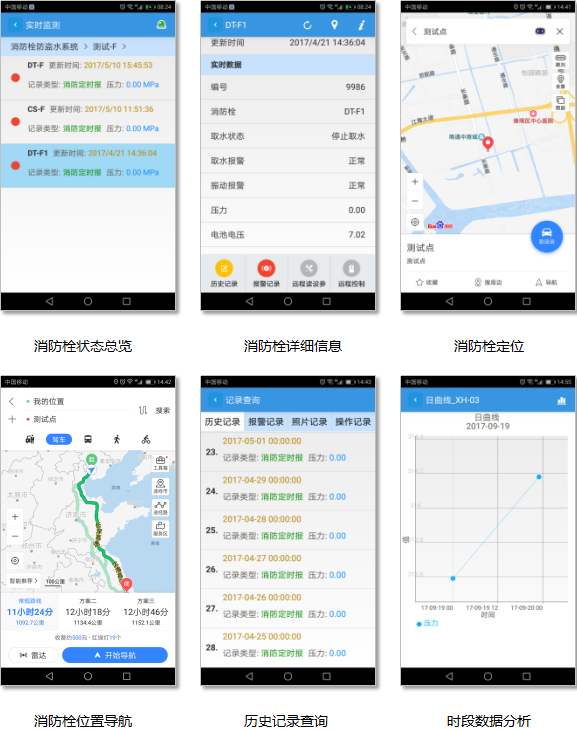 消防栓遠程監控系統APP